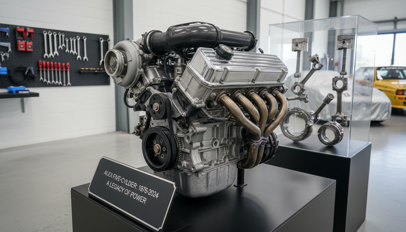 Audi met fin à l'ère du moteur cinq cylindres, sans envisager de le ressusciter 1 audi annonce la fin de la production de ses moteurs cinq cylindres, sans plan de relance, marquant la fin d'une ère emblématique pour la marque.