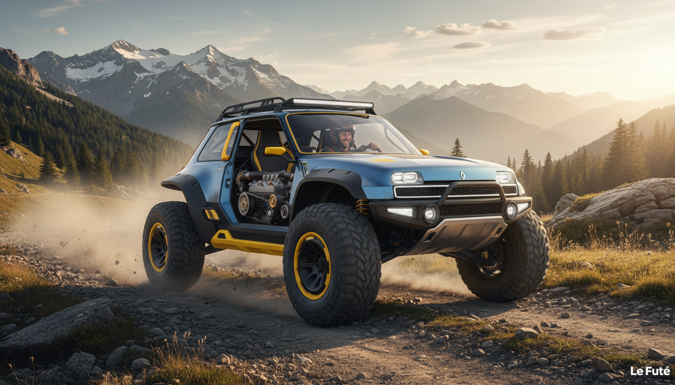Cette nouvelle voiture dépasse la Renault 5 en taille et en performances tout-terrain, s'affiche à un prix plus abordable et intègre le moteur emblématique de la Renault 4 : un choix irrésistible 1 découvrez cette nouvelle voiture qui surpasse la renault 5 par sa taille et ses performances tout-terrain, propose un prix plus abordable et embarque le moteur iconique de la renault 4 : un choix incontournable pour les passionnés.
