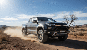 découvrez la ford raptor by byd, un 4x4 puissant de 469 ch au design affirmé, proposé à un prix défiant toute concurrence. le lancement très attendu en 2024 promet de révolutionner le segment des véhicules tout-terrain.