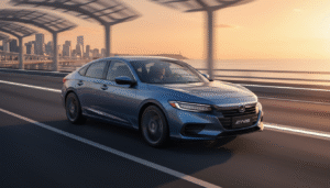 honda lance à l'international la e:ns2, rebaptisée insight, marquant un nouveau départ après l'abandon de ses modèles électriques phares.