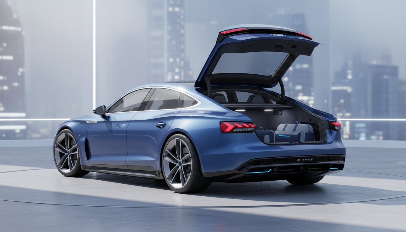 Inspirée de l'Audi A5, cette nouveauté de 530 ch propose un coffre inédit et s'affirme comme la rivale incontournable de la Tesla Model 3 1 découvrez cette nouveauté inspirée de l'audi a5, dotée de 530 ch et d'un coffre inédit, qui s'impose comme la rivale incontournable de la tesla model 3.