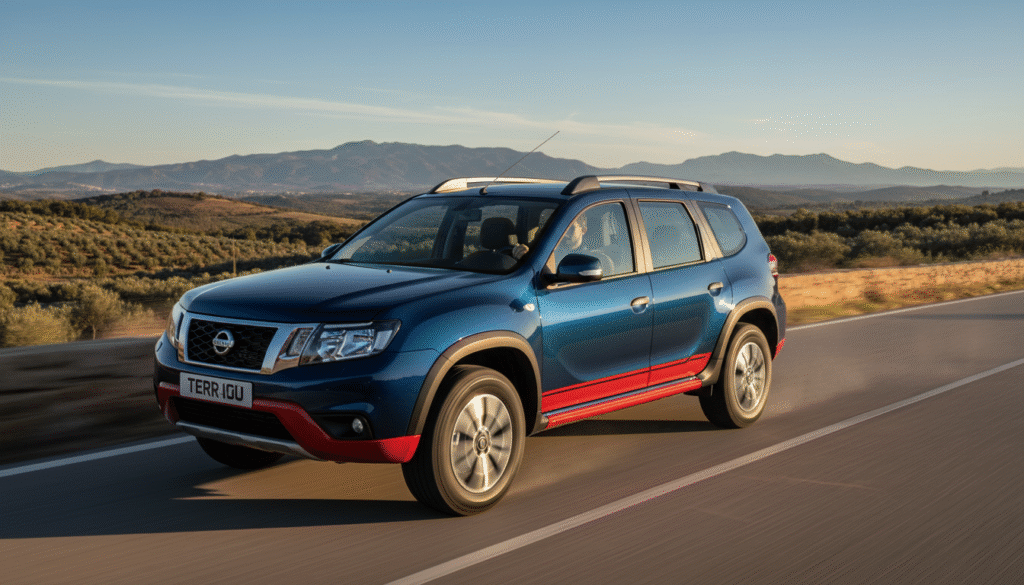 Le Nissan Terrano : le légendaire 4x4 japonais assemblé en Espagne, rival historique du Land Cruiser, fait son grand retour tant attendu 1 découvrez le nissan terrano, le légendaire 4x4 japonais assemblé en espagne, rival historique du land cruiser, qui fait son grand retour tant attendu avec puissance et robustesse.
