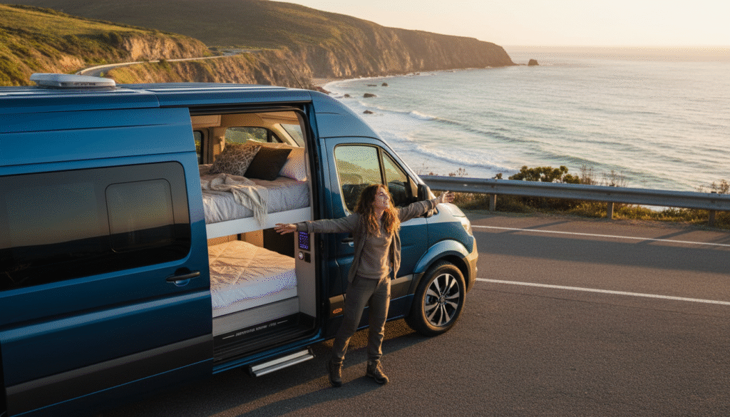 Le camping-car parfait pour vos aventures : deux lits doubles, 180 ch et un prix plus abordable que le VW California 2 découvrez le camping-car idéal pour vos aventures avec deux lits doubles, 180 chevaux, et un prix plus attractif que le vw california. confort et performance au meilleur rapport qualité-prix.