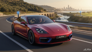 le nouveau concurrent chinois de la porsche panamera débarque en europe avec une autonomie électrique de 200 km. cependant, son prix de départ élevé de 70 000 € pourrait freiner son adoption sur le marché.