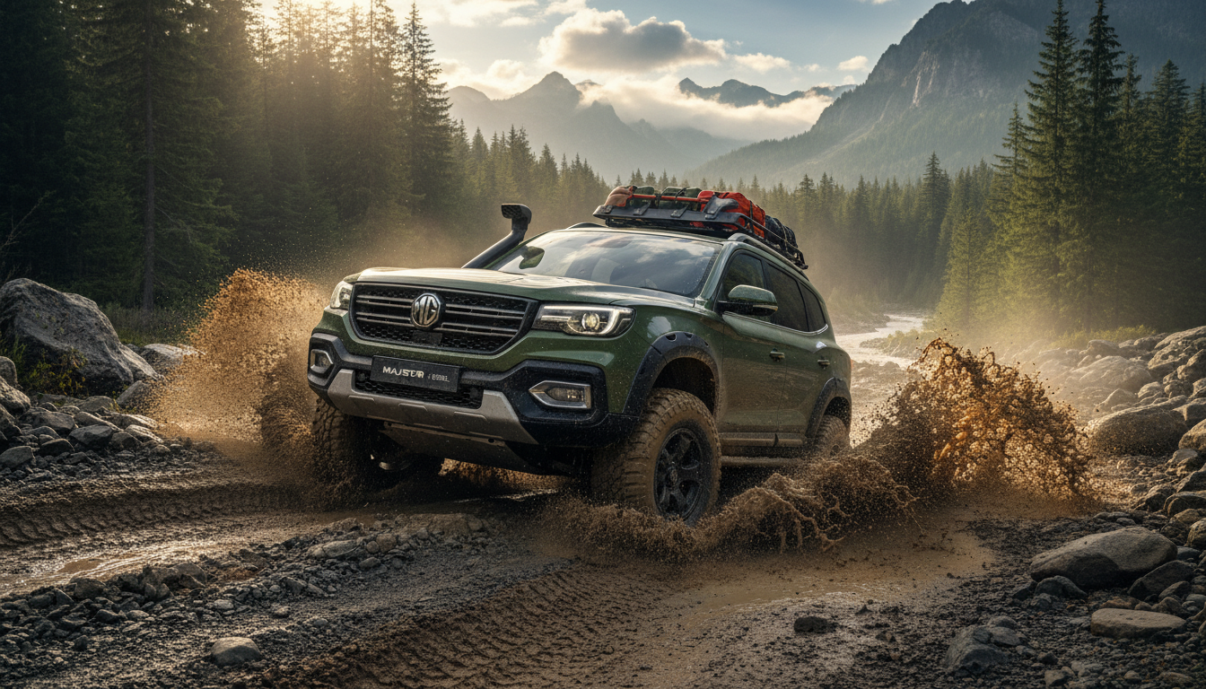 MG Majestor : Découvrez les premières images de ce robuste 4×4 diesel de 215 ch, conçu pour l’aventure et destiné aux marchés hors Europe 1 découvrez le mg majestor, un robuste 4x4 diesel de 215 ch, idéal pour l'aventure. premières images exclusives de ce suv puissant conçu spécialement pour les marchés hors europe.