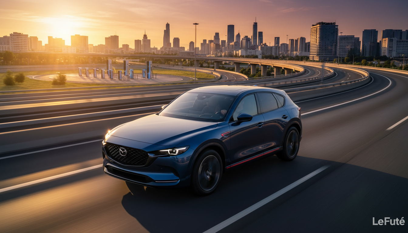 Mazda CX-6e : découvrez le SUV électrique le plus innovant de la marque, maintenant ouvert aux réservations 1 découvrez le mazda cx-6e, le suv électrique le plus innovant de mazda, alliant performance et design moderne. réservez dès maintenant votre véhicule électrique de nouvelle génération.