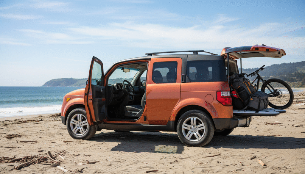 Pourquoi Honda a-t-il choisi de ne jamais lancer son Element aux portes battantes innovantes sur le marché français ? 2 découvrez pourquoi honda a décidé de ne pas commercialiser son modèle element aux portes battantes innovantes en france, malgré son design unique et ses fonctionnalités avant-gardistes.