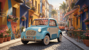 découvrez une voiture unique qui combine l'esprit légendaire de la 2cv, quatre roues et un toit, au prix imbattable d'un scooter. pratique, économique et originale, elle change votre façon de rouler.