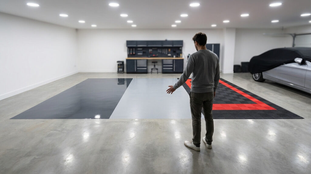 Quel revêtement de sol choisir pour transformer votre garage ? 1 Quel revêtement de sol choisir pour votre garage en 2026