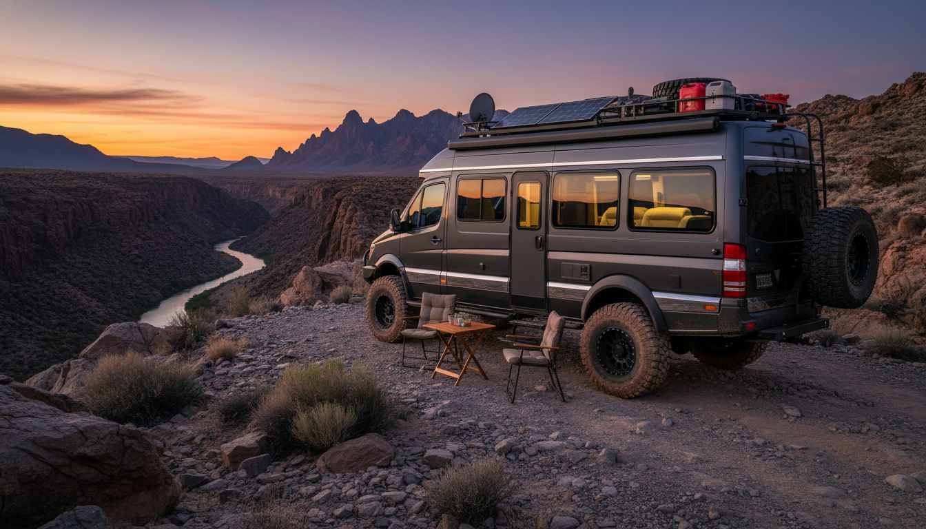 Un camping-car haut de gamme affichant un couple impressionnant de 1 423 Nm et des roues géantes de 37 pouces 1 découvrez un camping-car haut de gamme équipé d'un couple exceptionnel de 1 423 nm et de roues géantes de 37 pouces, alliant puissance et confort pour des aventures inoubliables.