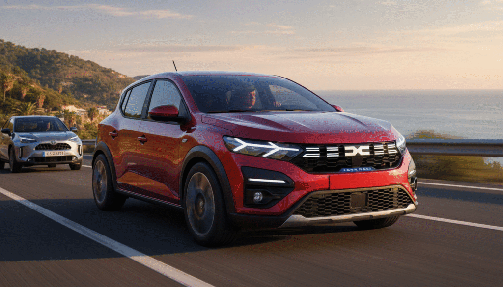 Une révolution sous le capot en 2026 : la Dacia Sandero se réinvente et rivalise avec la Yaris et la Yaris Cross 1 découvrez la nouvelle dacia sandero 2026, une voiture révolutionnaire qui se réinvente pour rivaliser avec les toyota yaris et yaris cross, alliant innovation, design et performance.