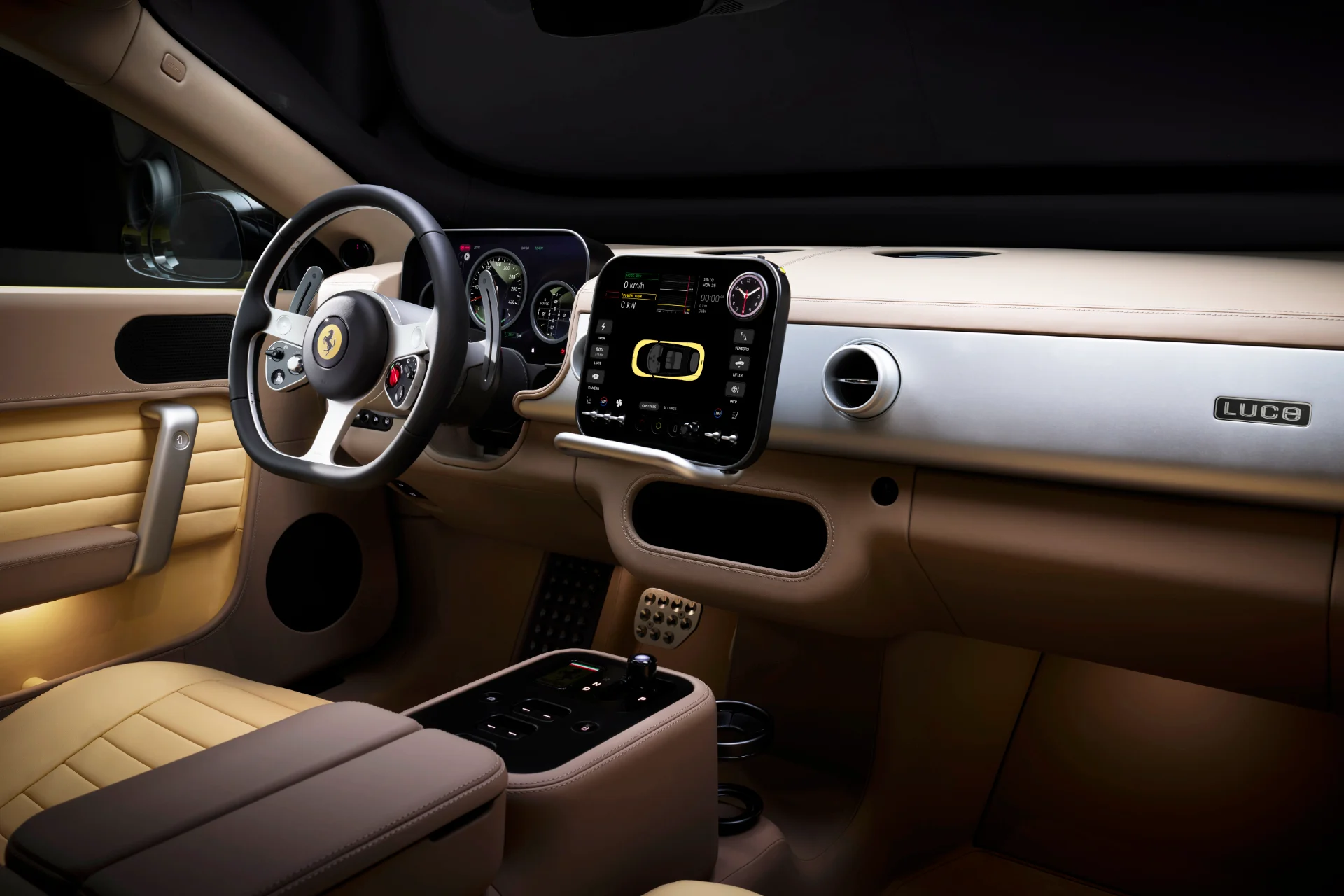 Cette célèbre banque sauve Ferrari : découvrez la vérité derrière les critiques ! 2 Ferrari Luce Electrique 2026 Habitacle