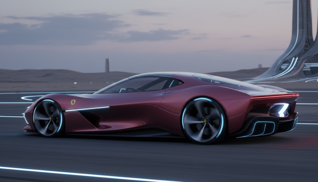 Découvrez la Ferrari Luce : la toute première voiture électrique signée Maranello en images 1 découvrez la ferrari luce, la première voiture électrique de maranello, à travers des images exclusives qui révèlent l'innovation et le design emblématique de la marque.