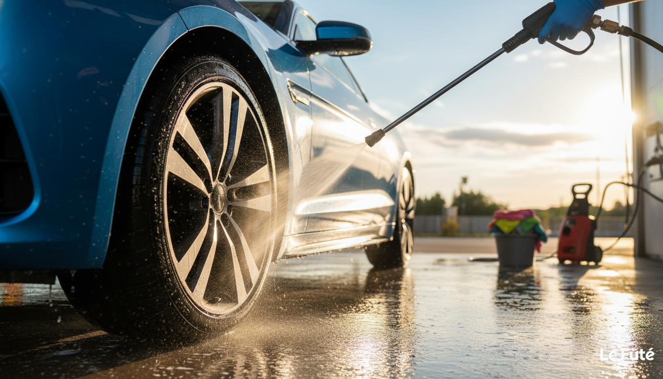 Faut-il nettoyer ses pneus au nettoyeur haute pression ? Une vérité qui va étonner de nombreux automobilistes 1 découvrez si nettoyer ses pneus au nettoyeur haute pression est efficace et sécuritaire. une vérité surprenante qui intéressera tous les automobilistes soucieux de l'entretien de leur véhicule.