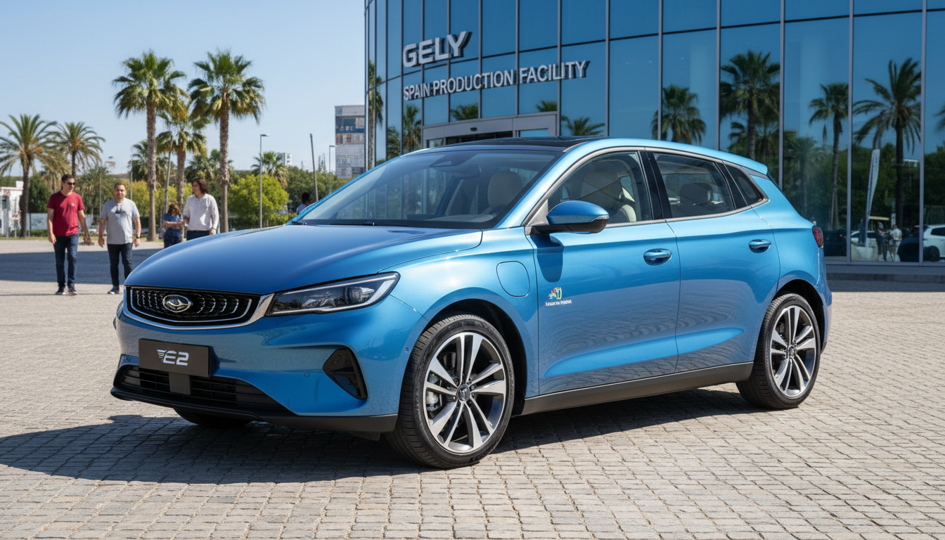 La Geely E2, fabriquée en Espagne, s'apprête à révolutionner à l'improviste le marché européen de la voiture électrique 1 découvrez la geely e2, la nouvelle voiture électrique fabriquée en espagne, prête à révolutionner le marché européen avec son design innovant et ses performances exceptionnelles.