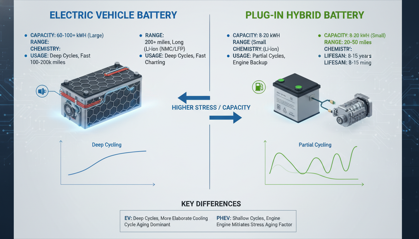 Pourquoi les batteries des hybrides rechargeables s’usent-elles plus vite que celles des voitures électriques ? 1 découvrez pourquoi les batteries des hybrides rechargeables s'usent plus rapidement que celles des voitures électriques, en explorant les différences technologiques et les facteurs d'usure spécifiques.