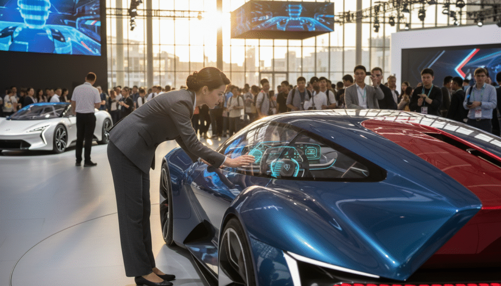Salon de l’auto de Pékin 2026 : Un record avec 1,28 million de visiteurs, 181 nouveautés présentées et 71 concept-cars futuristes dévoilés 1 le salon de l’auto de pékin 2026 bat des records avec 1,28 million de visiteurs, présentant 181 nouveautés et dévoilant 71 concept-cars futuristes, révélant les tendances automobiles de demain.