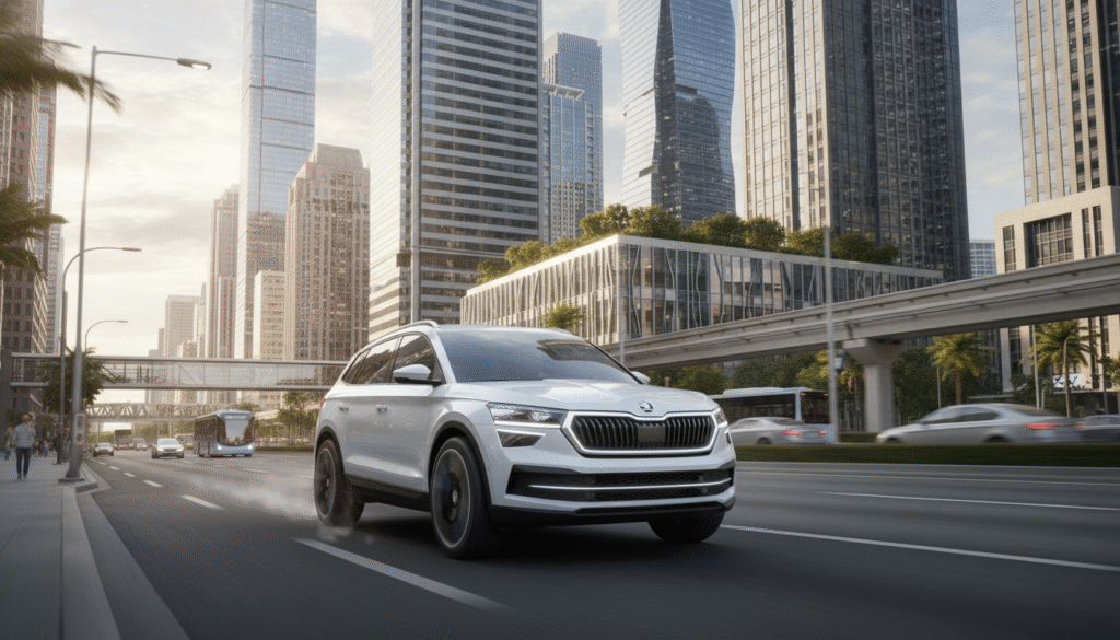 Skoda Kyliaq : le SUV compact venu d’Inde pourrait-il bientôt conquérir les routes européennes ? 1 découvrez le skoda kyliaq, le suv compact originaire d’inde, et explorez son potentiel pour conquérir les routes européennes avec son design innovant et ses performances adaptées.