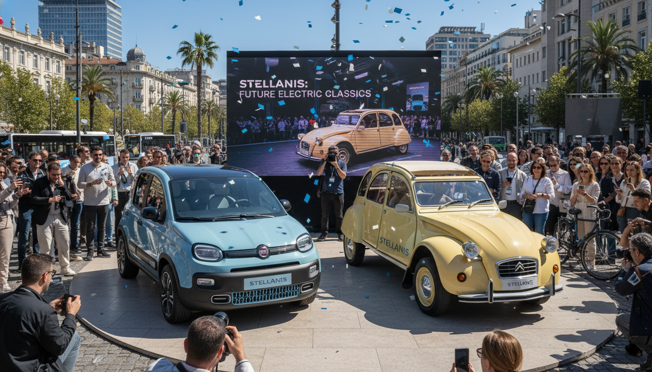 Stellantis innove avec une voiture électrique accessible : la renaissance de la Fiat Panda et du légendaire Citroën 2CV 1 découvrez comment stellantis révolutionne la mobilité électrique avec une voiture accessible, marquant la renaissance de la mythique fiat panda et du légendaire citroën 2cv.
