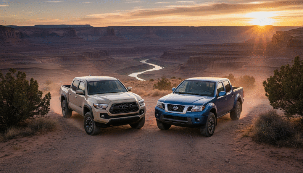 Toyota Tacoma vs Nissan Frontier : Le guide ultime pour dénicher le pick-up au meilleur rapport qualité-prix 1 découvrez notre comparatif complet entre la toyota tacoma et la nissan frontier pour choisir le pick-up offrant le meilleur rapport qualité-prix selon vos besoins et votre budget.