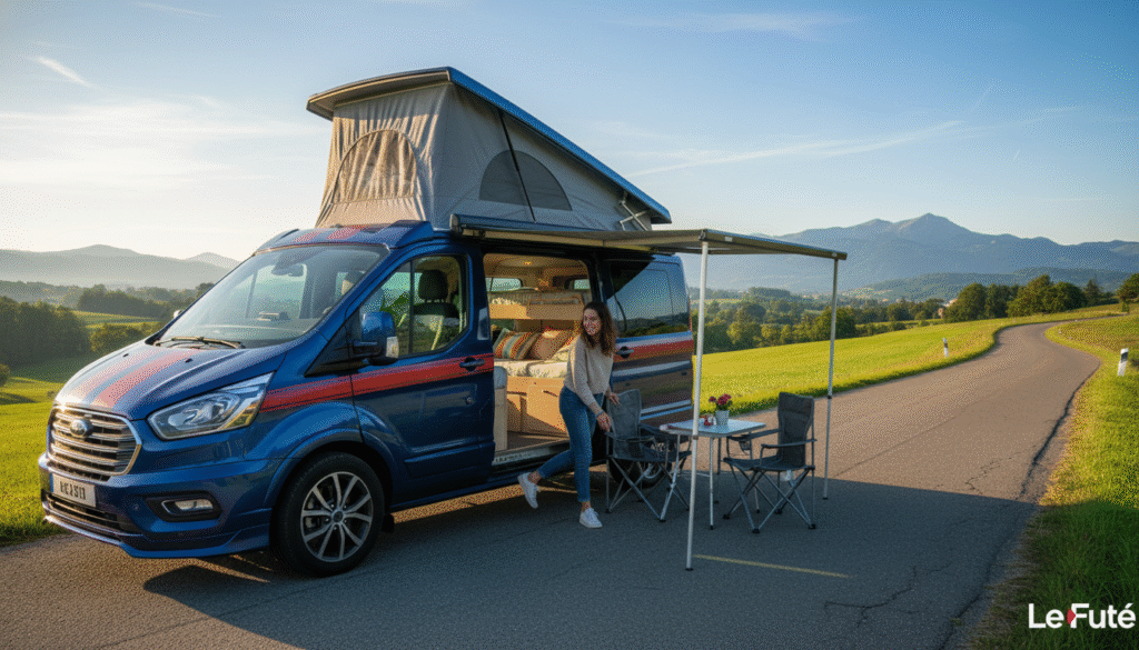 Un van aménagé s'inspire du Ford Nugget pour créer un camping-car chic et spacieux accueillant 6 couchages 1 découvrez un van aménagé inspiré du ford nugget, un camping-car chic et spacieux offrant jusqu'à 6 couchages pour des voyages confortables et conviviaux.