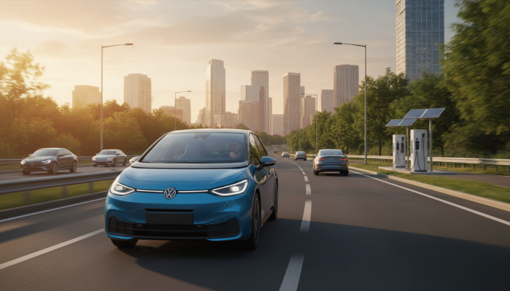 Volkswagen riposte sur le marché des voitures électriques compactes avec un moteur de 170 chevaux à prix compétitif chinois 1 découvrez la nouvelle voiture électrique compacte de volkswagen, équipée d'un moteur de 170 chevaux, conçue pour rivaliser sur le marché à un prix compétitif grâce à la technologie chinoise.