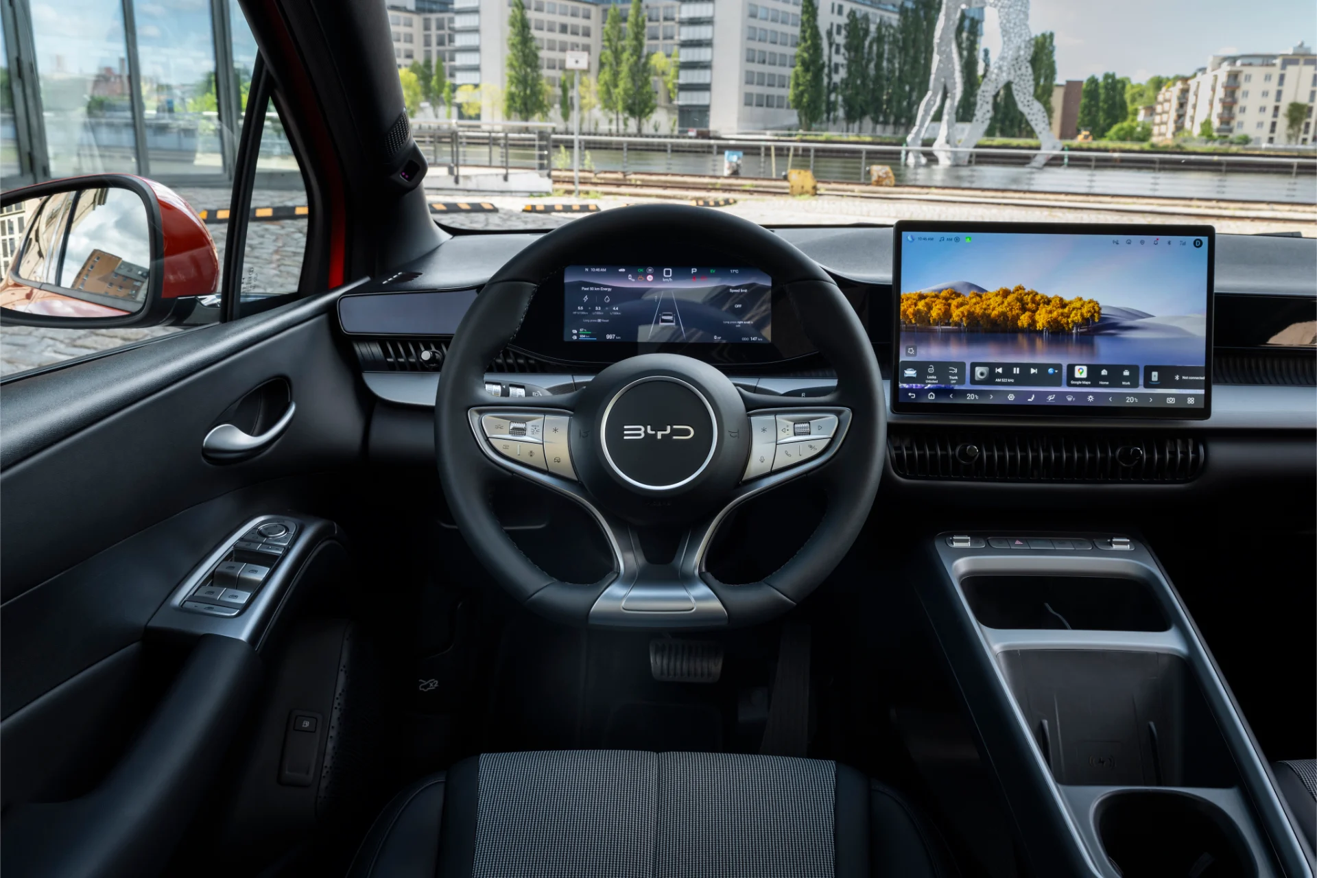 Ces incroyables prix et finitions de la citadine hybride Dolphin G qui va vous surprendre ! 8 Byd Dolphin G Dmi 2026 Habitacle Interieur