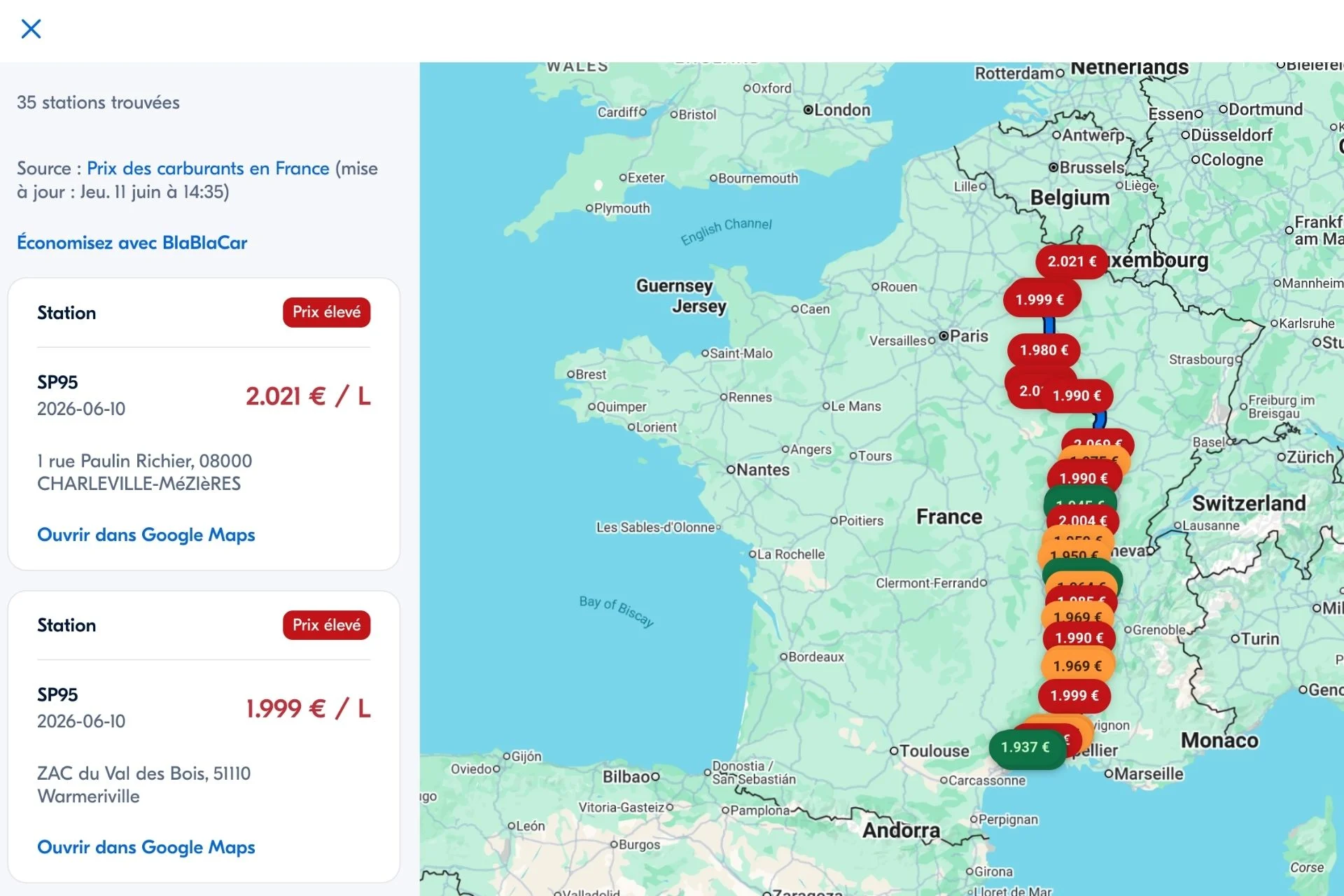 Ce changement incroyable chez BlaBlaCar : ces nouvelles fonctions pour affronter la crise du carburant ! 🍋 1 Blablagas Blablacar