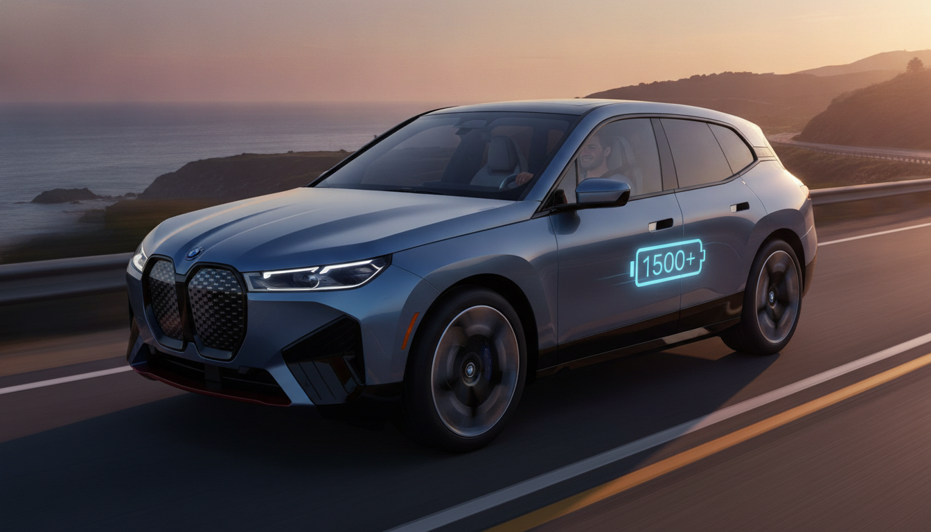 BMW iX5 2027 : Un SUV premium avec une batterie record, 2,5 fois plus puissante que la Tesla Model 3 de base 1 découvrez la bmw ix5 2027, un suv premium équipé d'une batterie révolutionnaire 2,5 fois plus puissante que celle de la tesla model 3 de base, alliant performance et autonomie exceptionnelle.