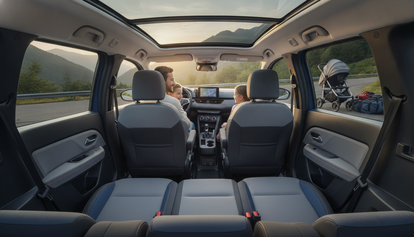 Dacia lance son anti-SUV audacieux : 5 à 7 places, 708 litres de coffre et un prix défiant la Renault Clio 1 découvrez l'anti-suv audacieux de dacia : un véhicule spacieux 5 à 7 places avec 708 litres de coffre, alliant praticité et un prix compétitif face à la renault clio.