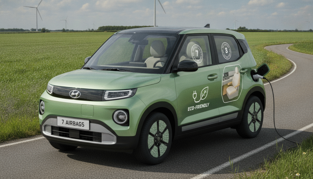 Découvrez comment cette micro-voiture électrique intègre 7 airbags tout en ne coûtant que 3,50 € aux 100 km ! 1 découvrez cette micro-voiture électrique innovante, équipée de 7 airbags pour votre sécurité, et profitez d'une consommation ultra-économique à seulement 3,50 € aux 100 km.