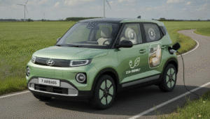 découvrez cette micro-voiture électrique innovante, équipée de 7 airbags pour votre sécurité, et profitez d'une consommation ultra-économique à seulement 3,50 € aux 100 km.