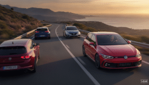 ford, hyundai et renault renoncent aux voitures sportives à essence, tandis que volkswagen mise sur la gti de 207 ch pour poursuivre l'aventure sportive.