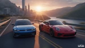 découvrez comment hyundai et porsche repoussent les limites en fusionnant technologie électrique et moteurs thermiques, une révolution sans frontières dans l'industrie automobile.