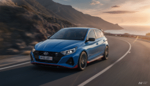 découvrez la nouvelle hyundai i20 n, une sportive thermique qui redonne vie à la passion des compactes dynamiques avec son design audacieux et ses performances exaltantes.