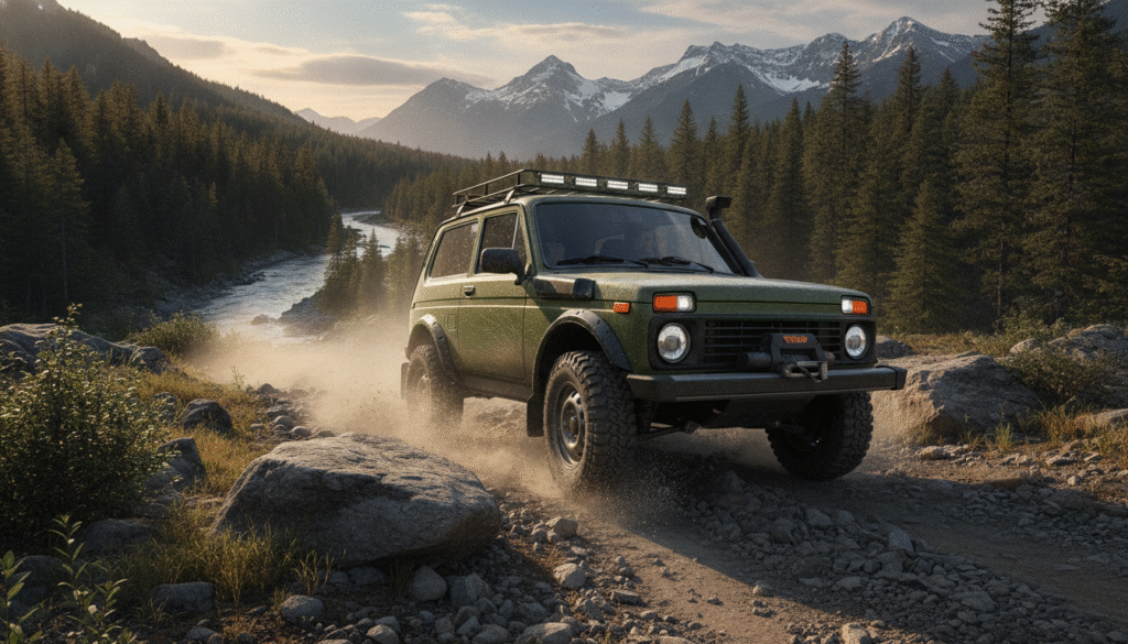 Le retour triomphant du 4×4 soviétique indestructible : intérieur revisité et motorisation contemporaine 1 découvrez le retour spectaculaire du 4x4 soviétique légendaire, alliant un intérieur modernisé et une motorisation contemporaine pour une expérience de conduite unique.