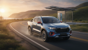découvrez en avant-première les premières images du nouveau pick-up 4×4 hybride d'omoda, alliant puissance et écologie pour une aventure tout-terrain inédite.