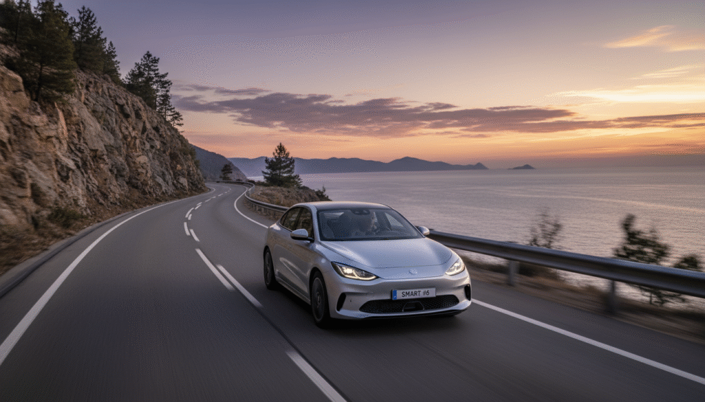 Smart lance sa première berline électrique EREV offrant une autonomie impressionnante de 1 810 km et une recharge ultra-rapide en 15 minutes 1 découvrez la première berline électrique erev de smart, offrant une autonomie exceptionnelle de 1 810 km et une recharge ultra-rapide en seulement 15 minutes pour une mobilité sans compromis.