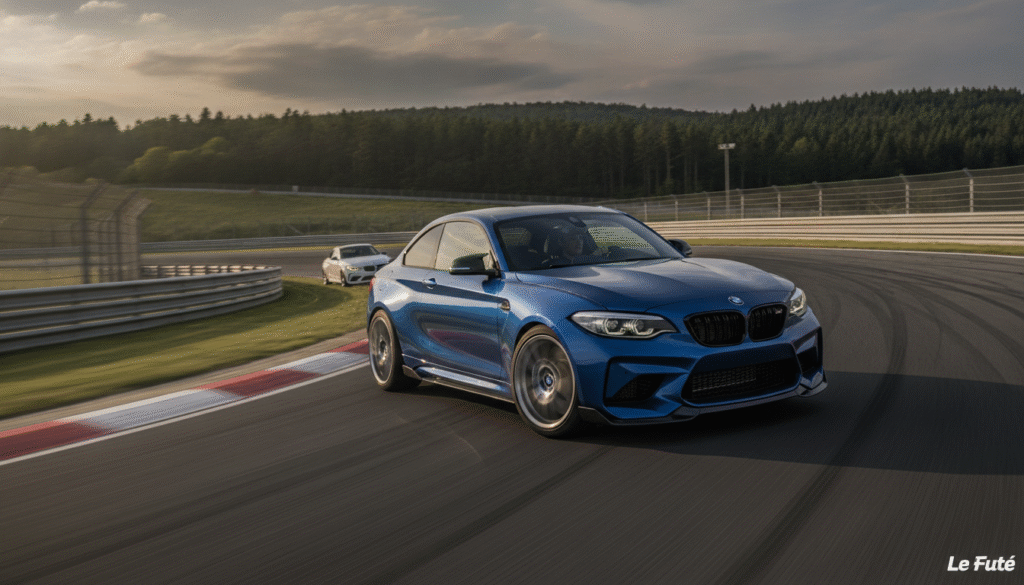 Avec quelques accessoires, la BMW M2 grimpe à 87 800 € et dépasse la M2 CS sur le tracé du Nürburgring 1 découvrez comment quelques accessoires permettent à la bmw m2 d'atteindre 87 800 € et de surpasser la m2 cs sur le circuit légendaire du nürburgring.