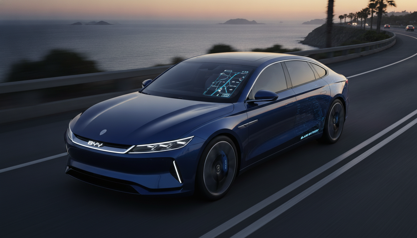 BYD surclasse la concurrence : 65 000 réservations pour sa berline électrique de luxe, concurrente directe de l’Audi A8, avant son dévoilement officiel 1 byd impressionne avec 65 000 réservations pour sa berline électrique de luxe, rival direct de l’audi a8, avant même son dévoilement officiel, marquant une avancée majeure sur le marché automobile.