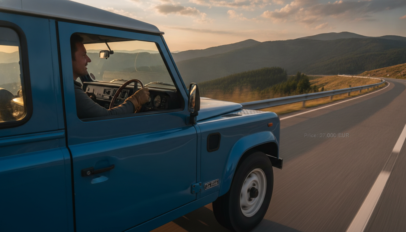 Ce 4×4 diesel rétro maintient fermement son prix de 27 000 euros, une rareté sur le marché actuel 1 découvrez ce 4×4 diesel au style rétro, affiché à 27 000 euros, un prix stable et rare dans le marché automobile actuel.