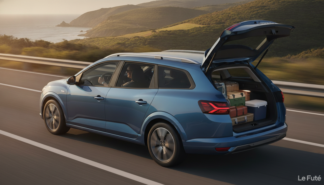 Dacia Striker dévoilée : break hybride de 4,62 m, coffre spacieux de 600 litres et prix attractif sous les 25 000 € 1 découvrez la nouvelle dacia striker, un break hybride de 4,62 m avec un coffre spacieux de 600 litres, alliant praticité et économie, proposé à un prix attractif sous les 25 000 €.