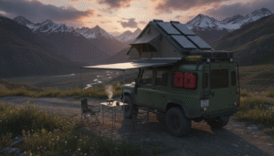 explorez sans compromis avec ce 4×4 de 163 ch, transmission intégrale, salle de bains et cuisine équipée, le compagnon idéal pour vos aventures.