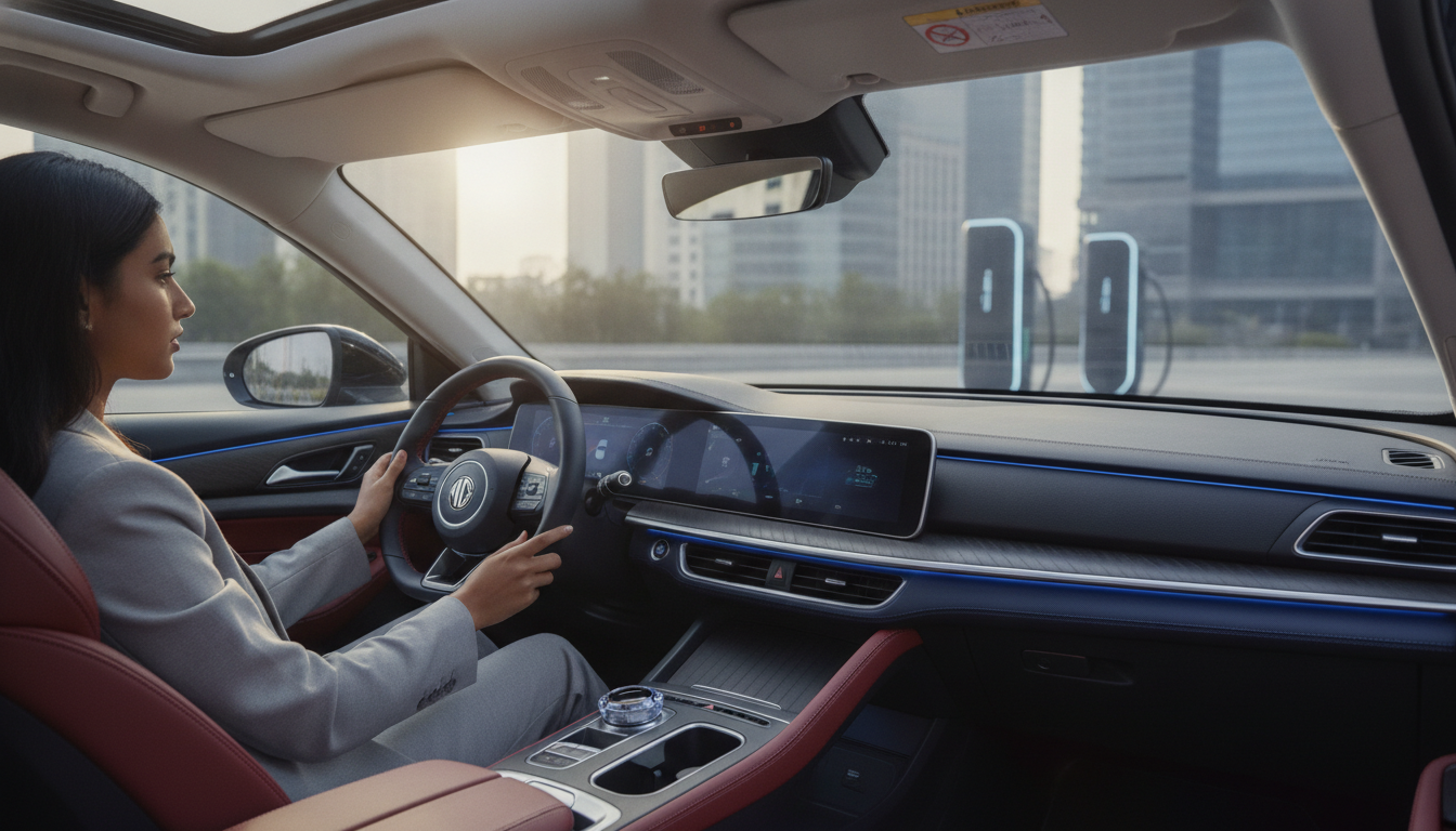 MG dévoile l'intérieur élégamment inspiré de la Panamera de sa nouvelle berline électrique avant son arrivée en Europe 1 découvrez l'intérieur élégant et inspiré de la porsche panamera de la nouvelle berline électrique mg, bientôt disponible en europe.