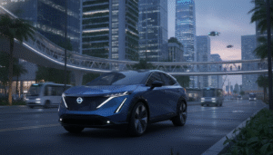 découvrez la nissan ariya 2026, une évolution subtile qui vise à rivaliser avec le tesla model y, le renault scénic e-tech et les concurrents chinois, alliant design élégant et technologies avancées.