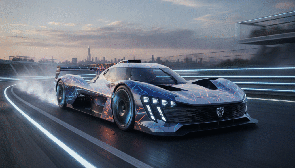 Peugeot révèle officiellement la 9X8 et dévoile les premiers signes concrets de l’hypercar française prévue pour 2027 1 peugeot présente officiellement la 9x8, l'hypercar française innovante attendue pour 2027, révélant ses premiers détails et caractéristiques impressionnantes.