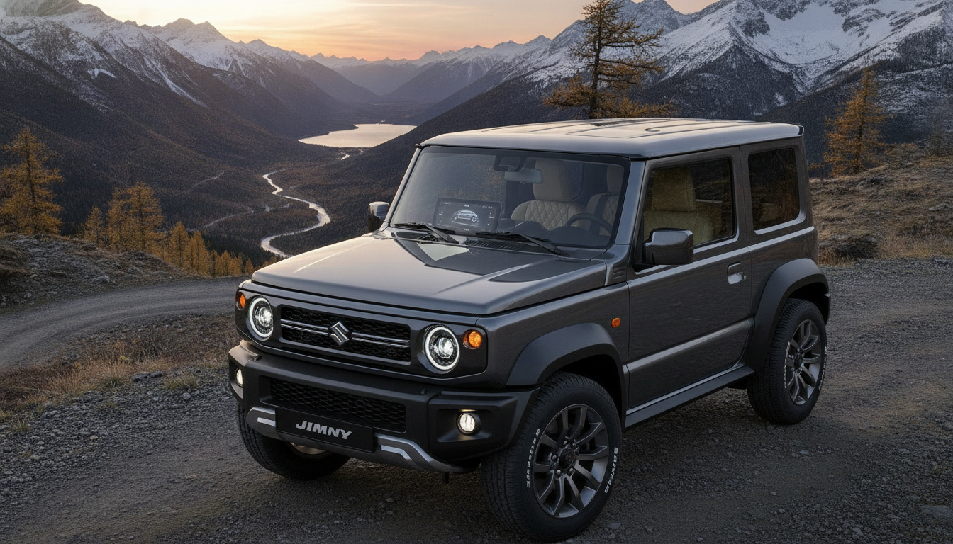 Suzuki Jimny 2026 : le compact 4x4 turbo aux finitions luxueuses à la hauteur d’un Range Rover, mais inaccessible en Europe 1 découvrez le suzuki jimny 2026, un 4x4 compact turbo aux finitions luxueuses dignes d'un range rover, mais malheureusement indisponible en europe.