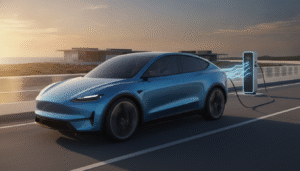 découvrez ce suv électrique, concurrent direct de la tesla model y, disponible dès 42 990 €, avec une recharge ultrarapide de 451 kw en seulement 12 minutes.