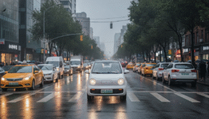découvrez une citadine électrique compacte de 3,62 m à moins de 13 000 €, idéale pour les petits budgets et parfaite pour circuler en zone à faibles émissions.