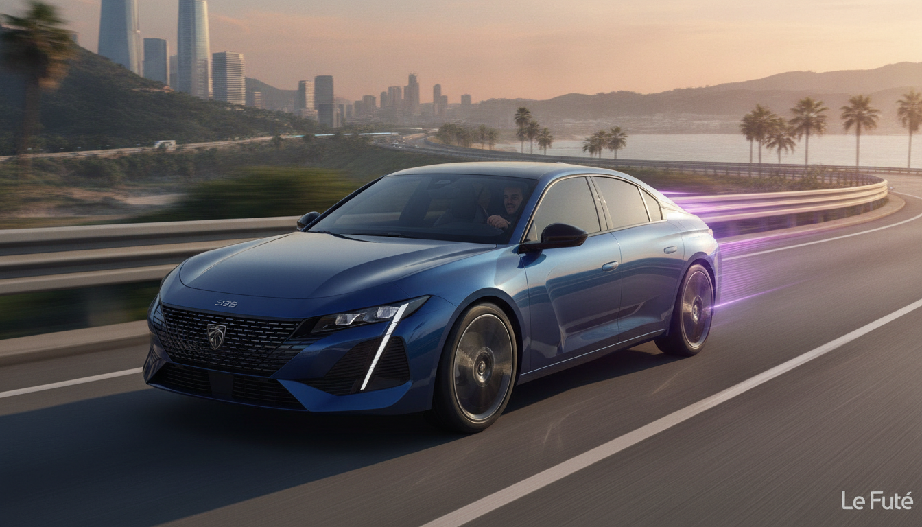 chevaux, 343 Nm et une essence de berline : test complet de la Peugeot E-408, l'ambassadrice de la vision future de Stellantis 1 découvrez le test complet de la peugeot e-408, une berline essence de 343 nm qui incarne la vision future de stellantis avec puissance et innovation.